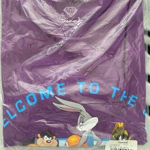 Diamond Supply Welcome to the Jam Short Sleeve Tee Purple XL